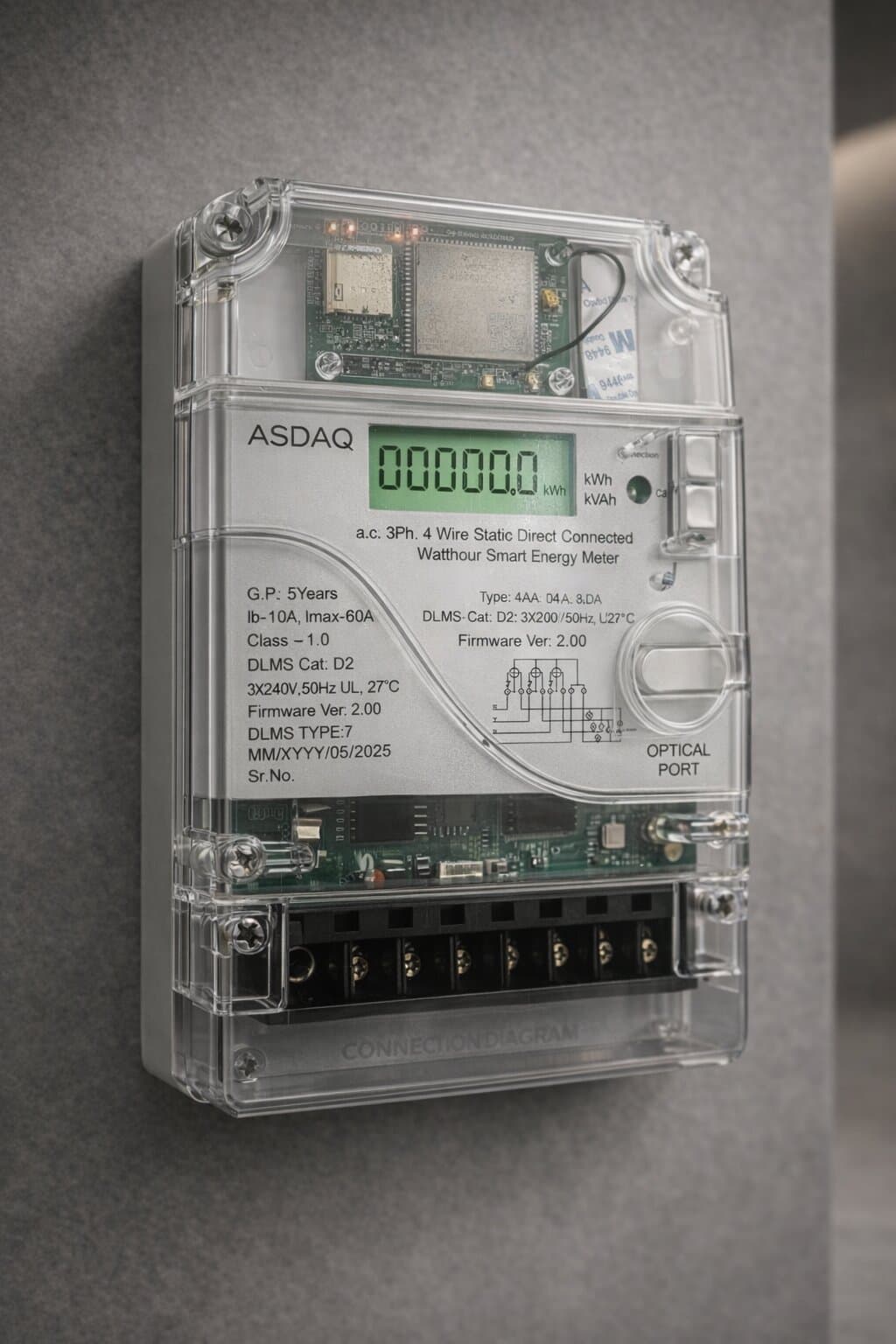 Three Phase Smart Energy Meter